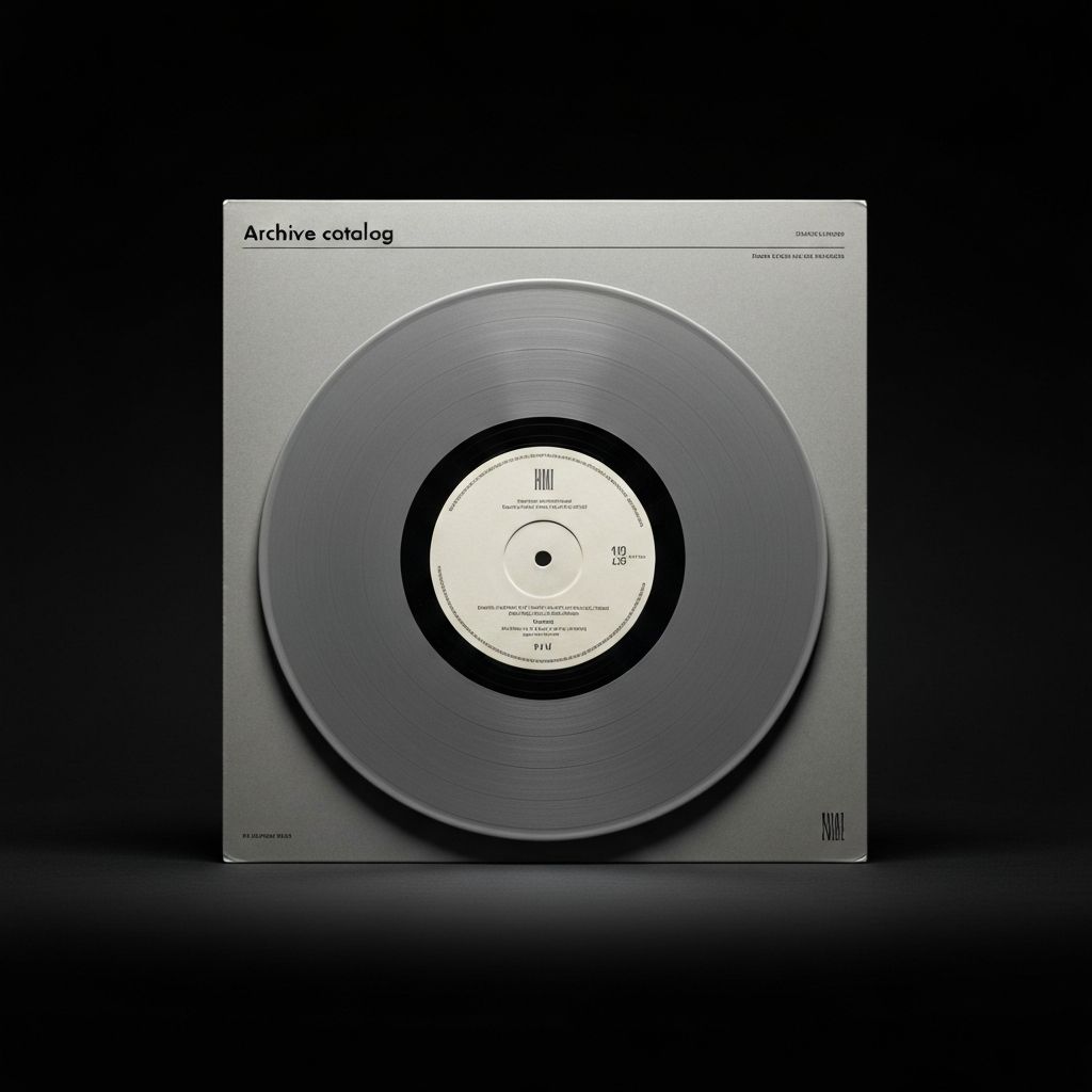 Schallplatte in Archiv-Hülle